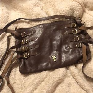 Frye crossbody fringe